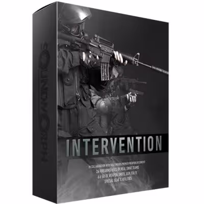 Intervention sound effects library by SoundMorph