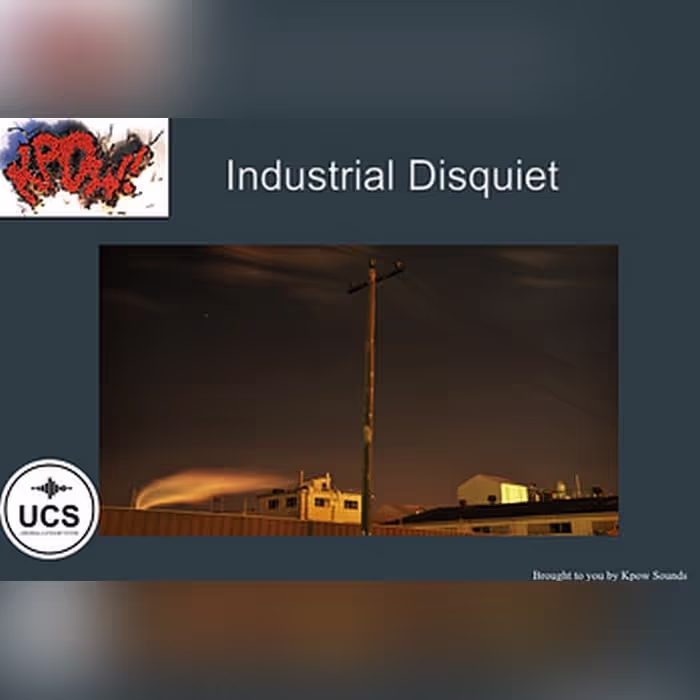 Industrial Ambiences - Night & Day Disquiet sound effects library by Kpow Sounds