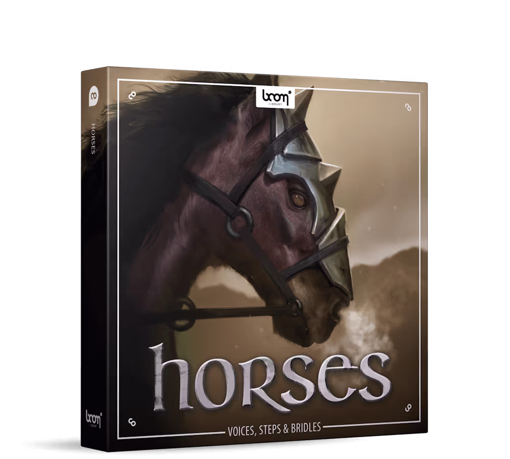 Horses sound effects library by BOOM Library
