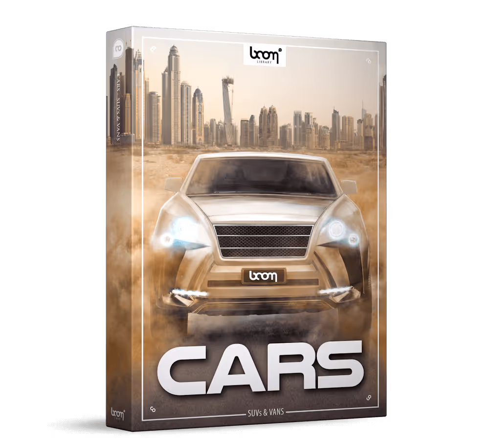 Cars - SUVs & VANS sound effects library by BOOM Library