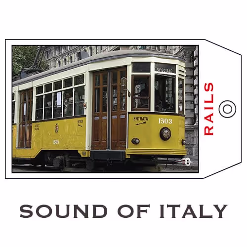 Italian Rails: Trams Trains & Subways sound effects library by Sound of Italy