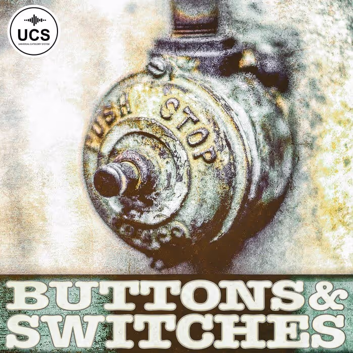 Buttons & Switches sound effects library by SoundBits
