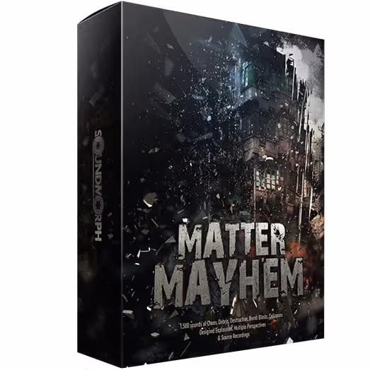 Matter Mayhem sound effects library by SoundMorph