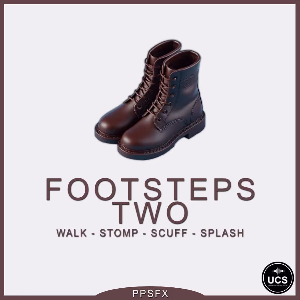 Footsteps Two sound effects library by Pasi Pitkänen / PPSFX