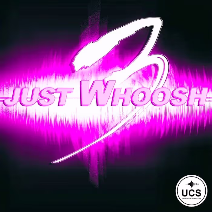 Just Whoosh 3 sound effects library by SoundBits