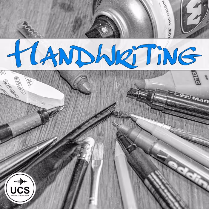 Handwriting sound effects library by SoundBits