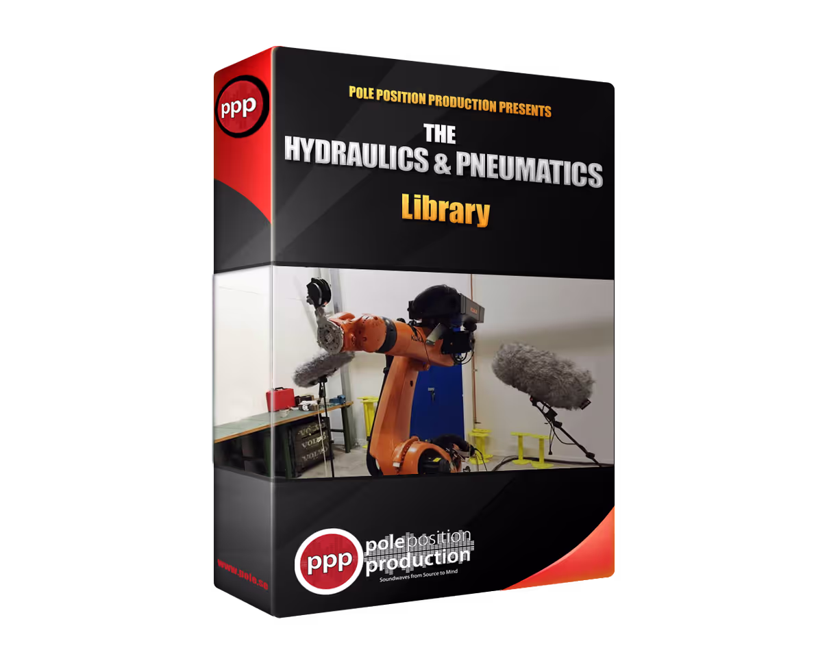 Hydraulics & Pneumatics sound effects library by Pole Position Production