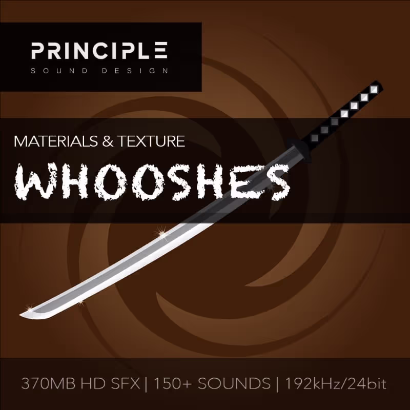 Whooshes (PSD) sound effects library by Principle Sound Design