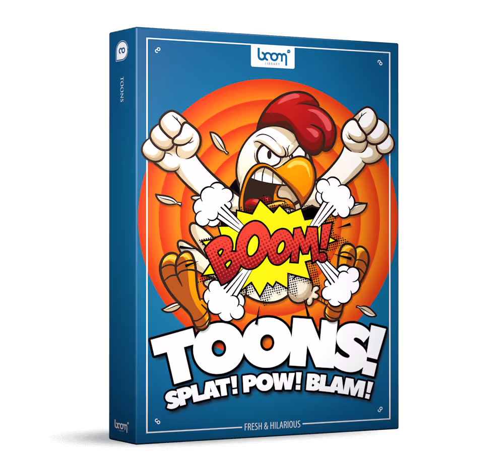 Toons! sound effects library by BOOM Library