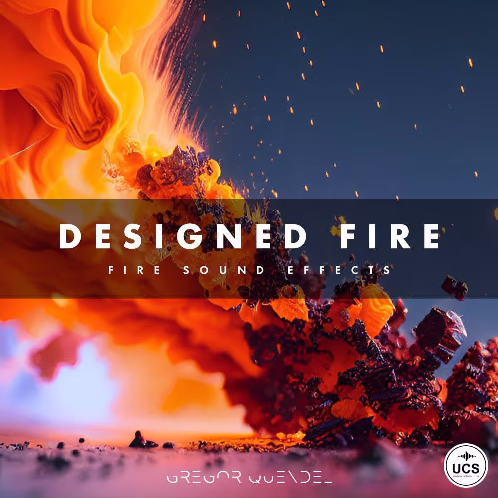 Designed Fire sound effects library by Gregor Quendel