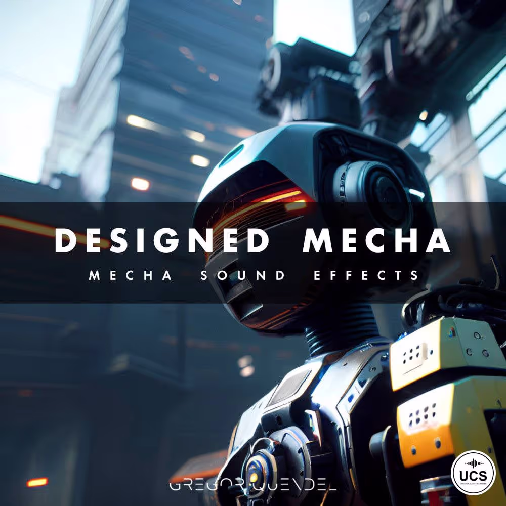 Designed Mecha sound effects library by Gregor Quendel