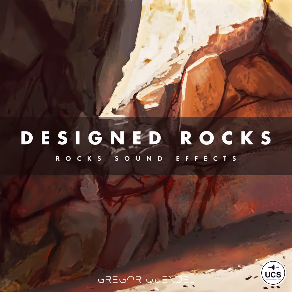 Designed Rocks sound effects library by Gregor Quendel