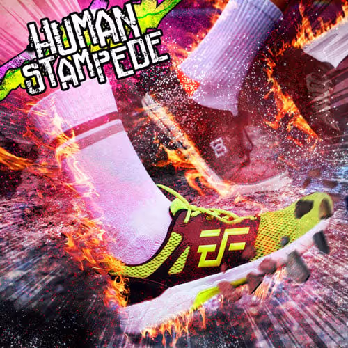Human Stampede sound effects library by Squeaky Fish