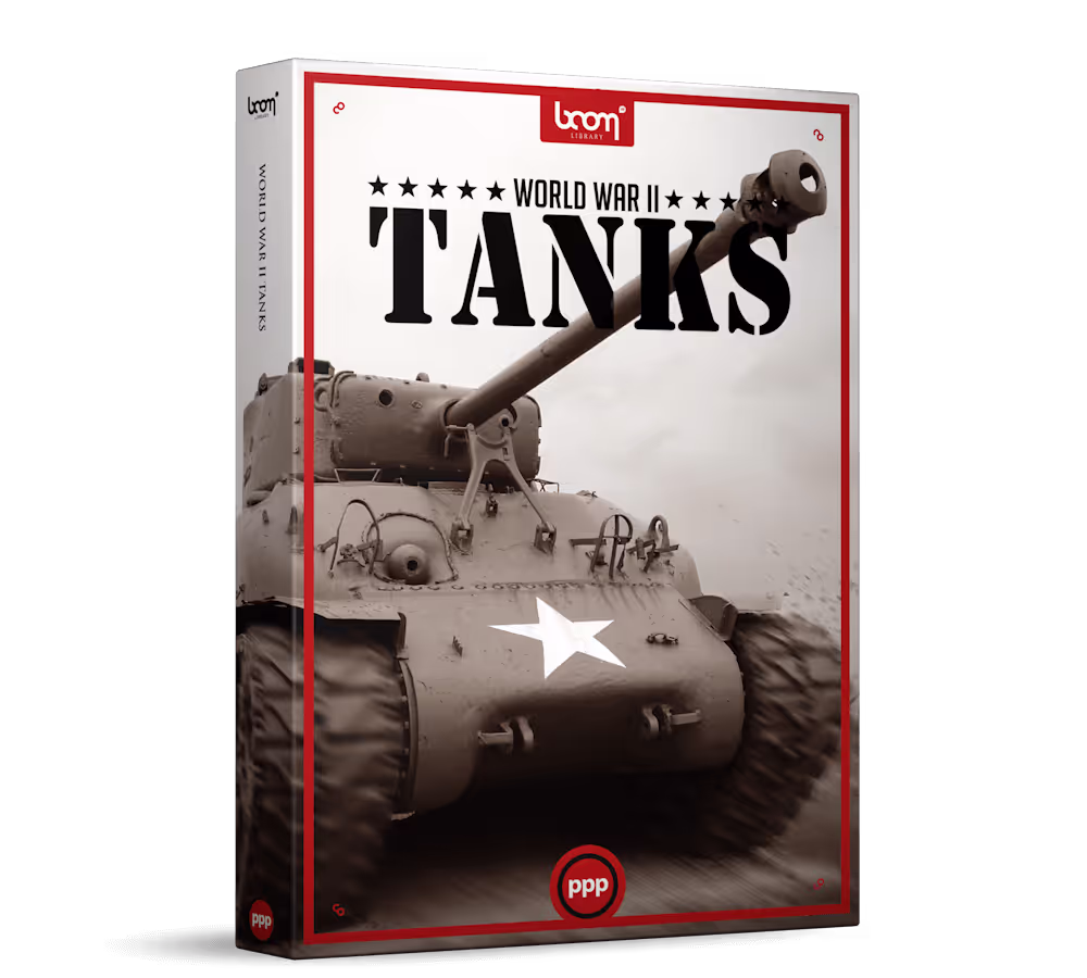 World War 2 Tanks sound effects library by BOOM Library