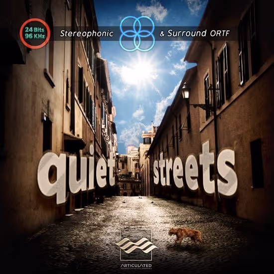 Quiet Streets sound effects library by Articulated Sounds