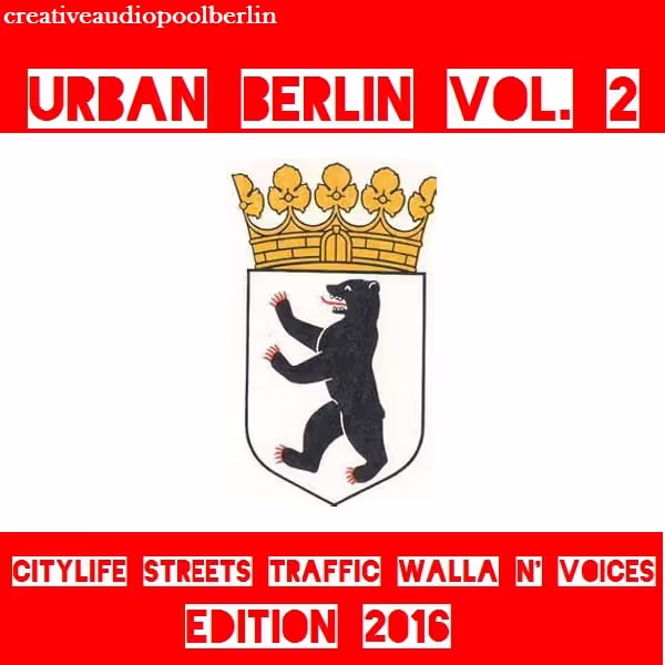 Urban Berlin Vol. 2 sound effects library by creativeaudiopoolberlin