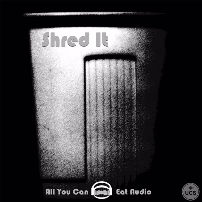 Shred It sound effects library by All You Can Eat Audio