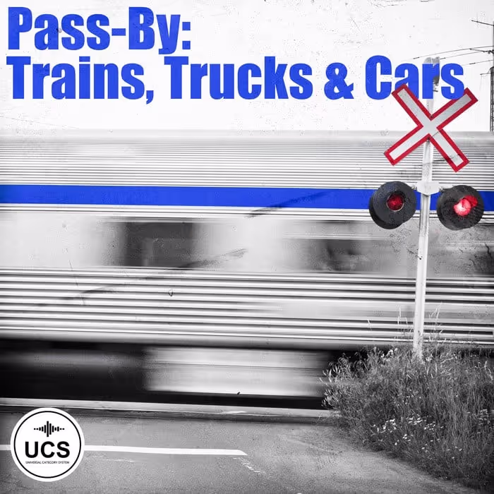 Pass-By: Trains, Trucks & Cars sound effects library by SoundBits