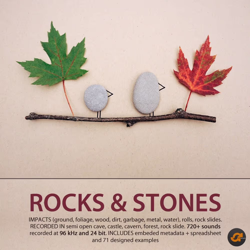Rocks and Stones sound effects library by Antisample