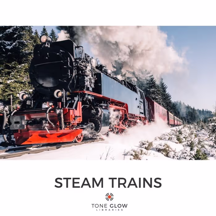 Steam Trains sound effects library by Tone Glow Libraries