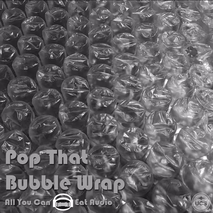 Pop That Bubble Wrap sound effects library by All You Can Eat Audio