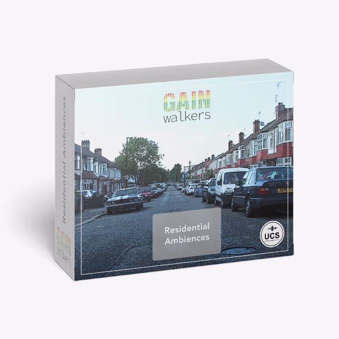 Residential Ambiences sound effects library by GainWalkers
