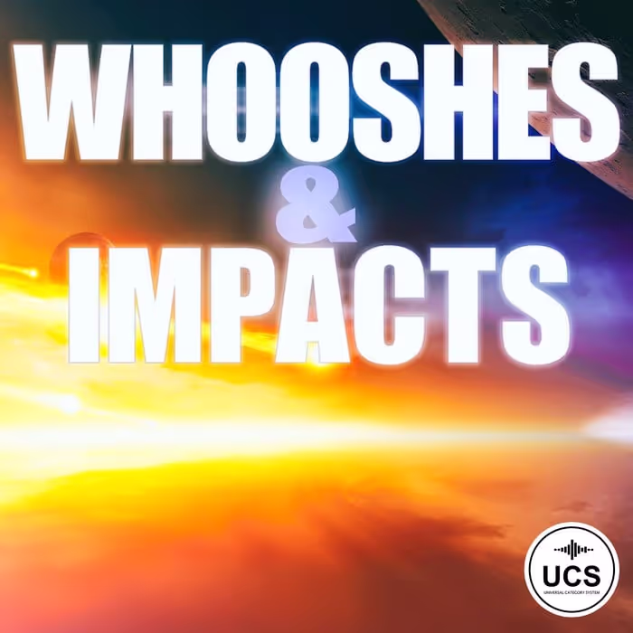 Whooshes & Impacts sound effects library by SoundBits