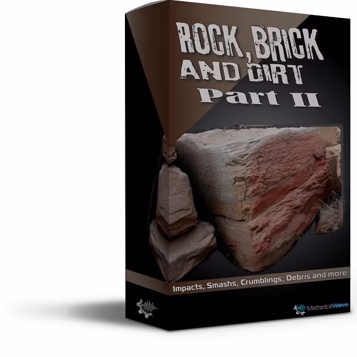 Rock, Brick, and Dirt 02 sound effects library by Mechanical Wave