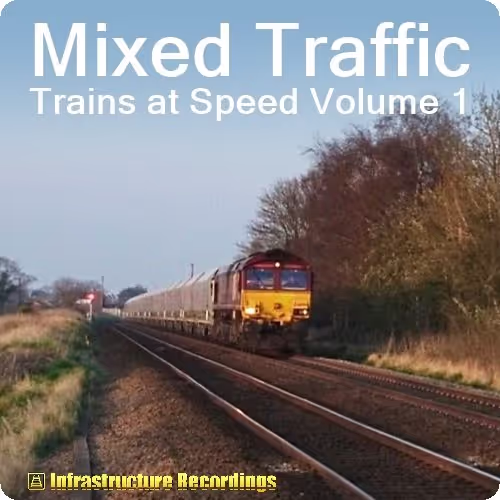 Mixed Traffic: Trains at Speed Volume 1 sound effects library by Infrastructure Recordings