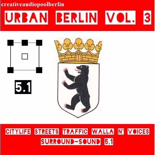 Urban Berlin Vol. 3 sound effects library by creativeaudiopoolberlin