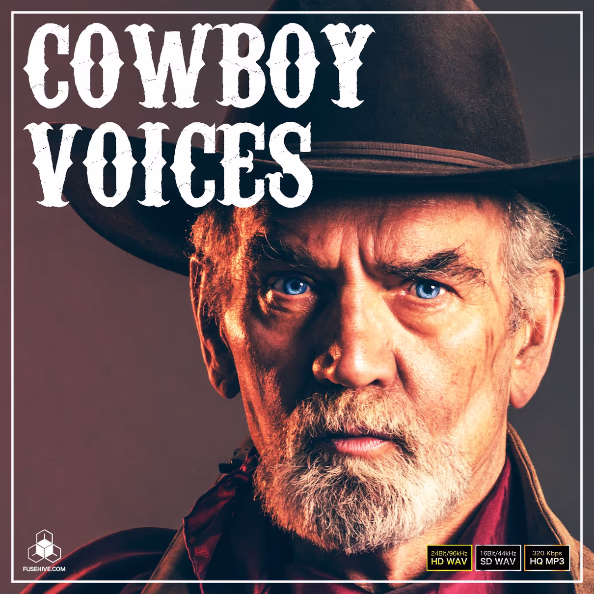 Cowboy Voices sound effects library by Fusehive