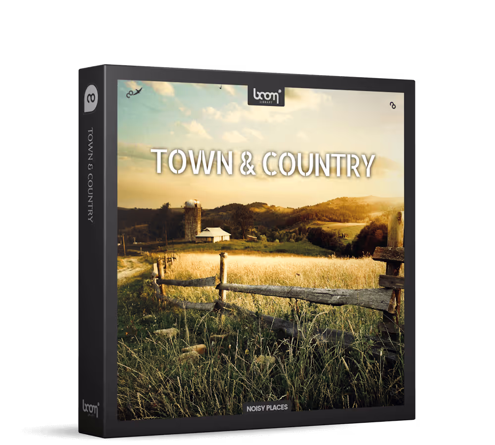 Town & Country sound effects library by BOOM Library