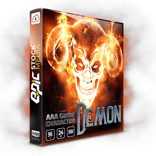 AAA Game Character Demon sound effects library by Epic Stock Media
