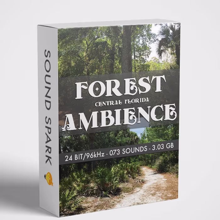 Forest Ambience 1 Central Florida sound effects library by Sound Spark LLC