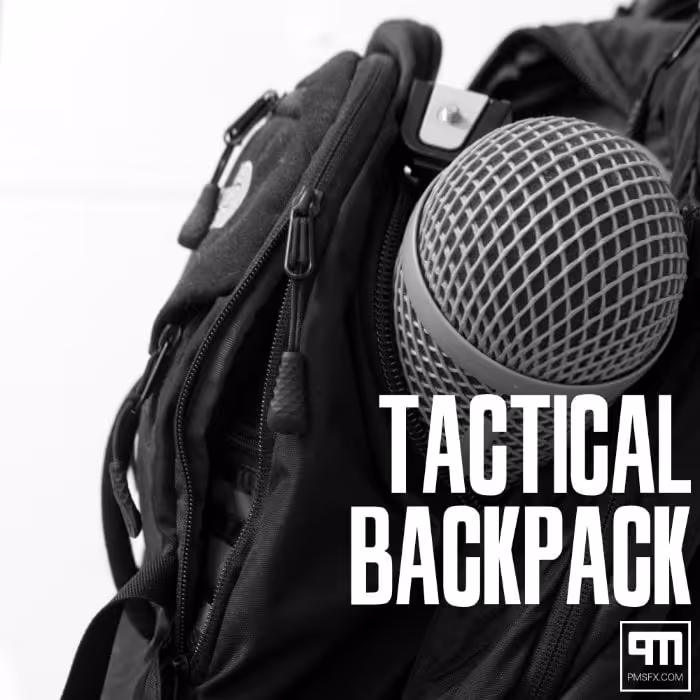 Tactical Backpack sound effects library by PMSFX