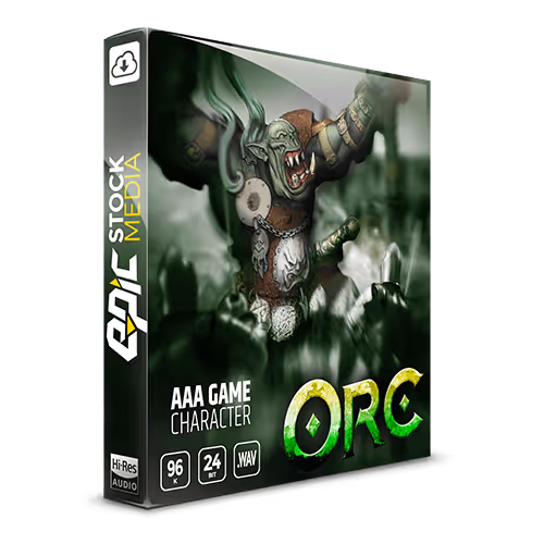 AAA Game Character Orc sound effects library by Epic Stock Media