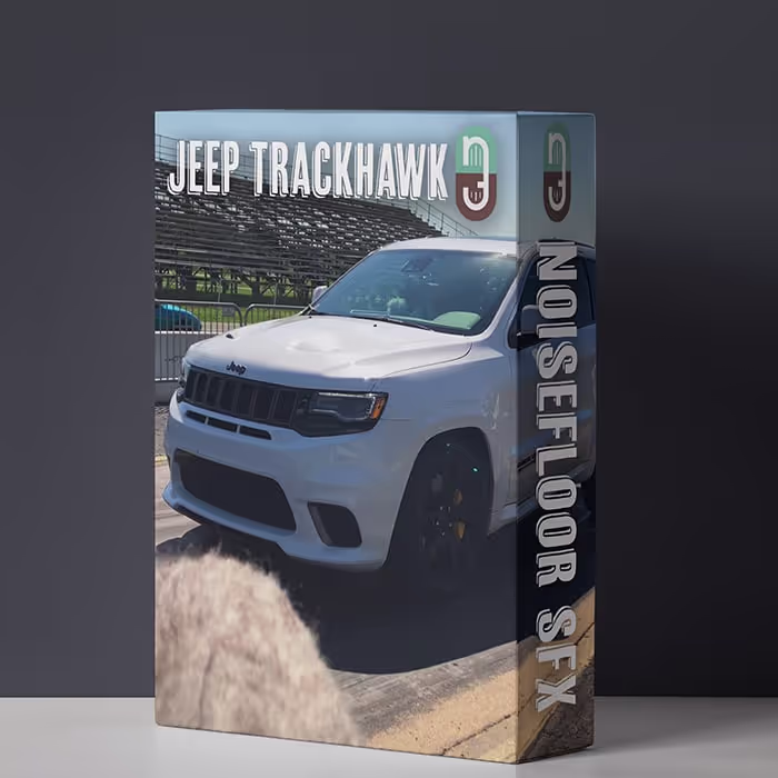 Jeep Grand Cherokee Trackhawk sound effects library by Noisefloor SFX