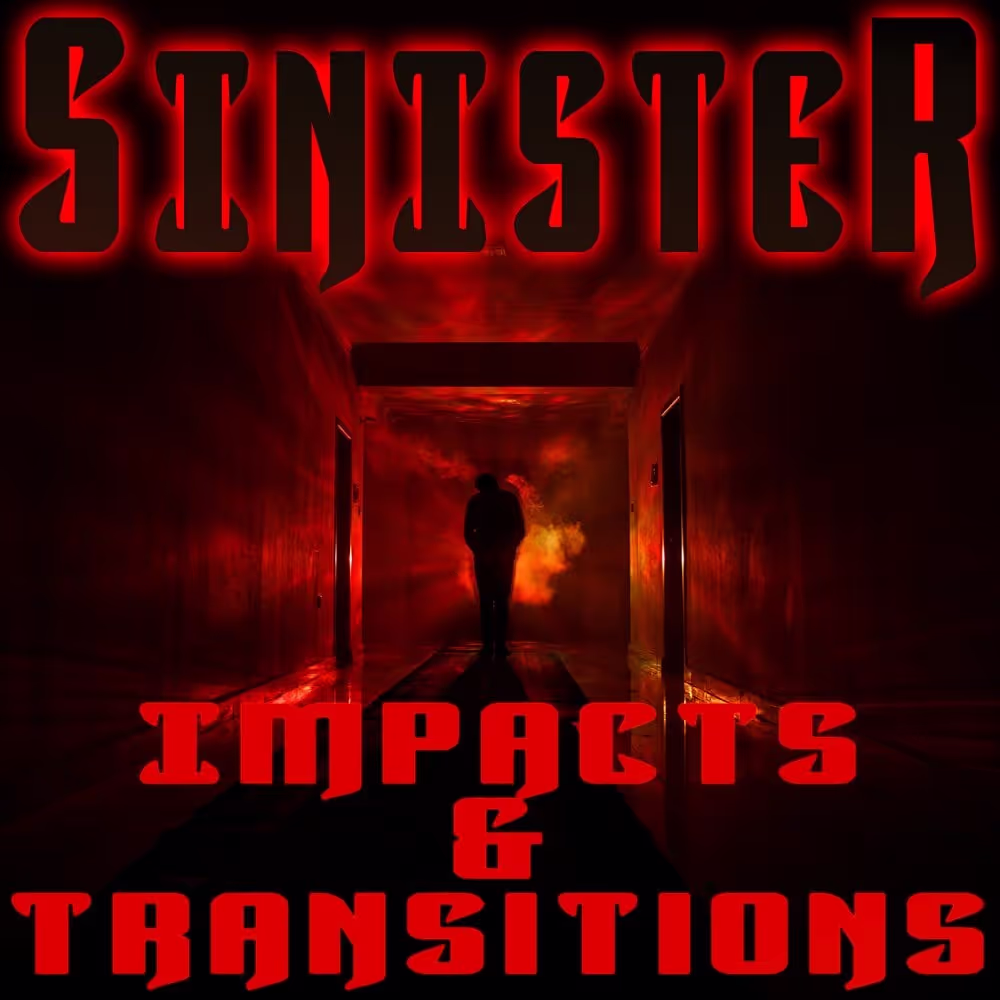Sinister Impacts & Transitions sound effects library by Sound Response