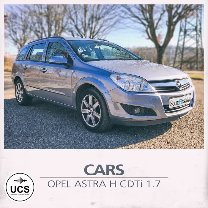 CARS | Opel Astra H CDTi 1.7 sound effects library by SoundBits