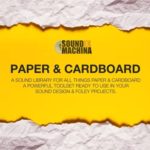 Paper & Cardboard sound effects library by Sound Ex Machina