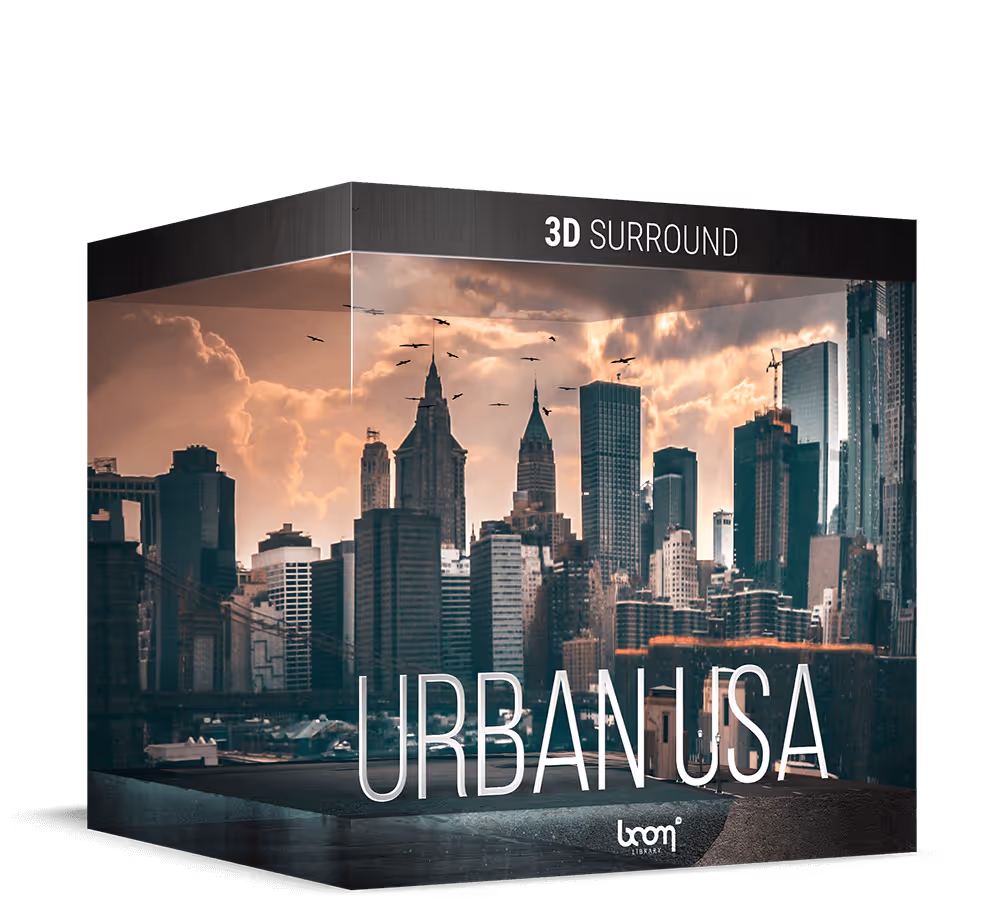 Urban USA - 3D Surround Ambiences sound effects library by BOOM Library