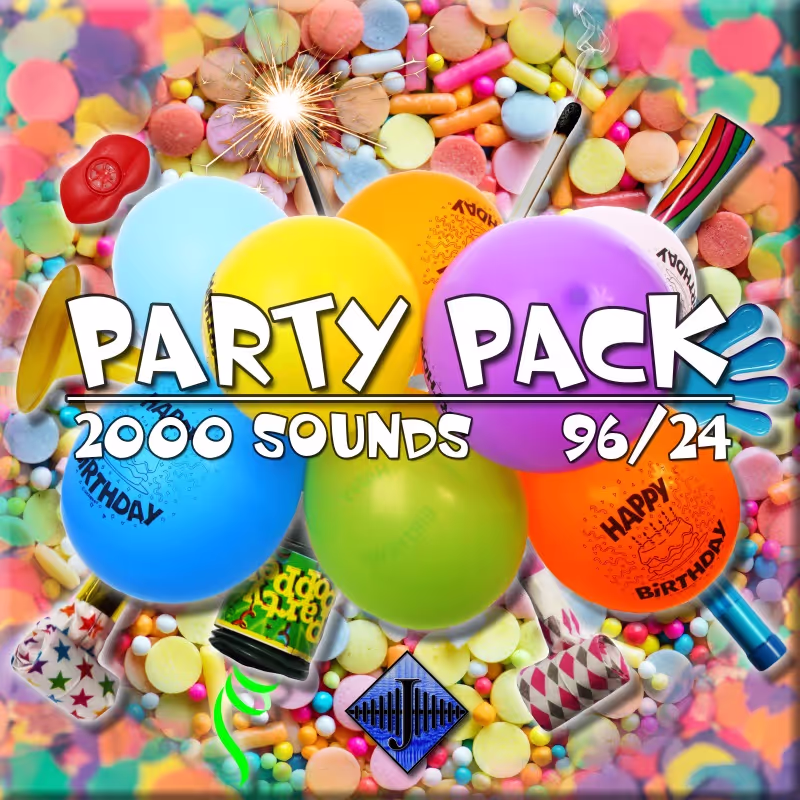 Party Pack sound effects library by InspectorJ