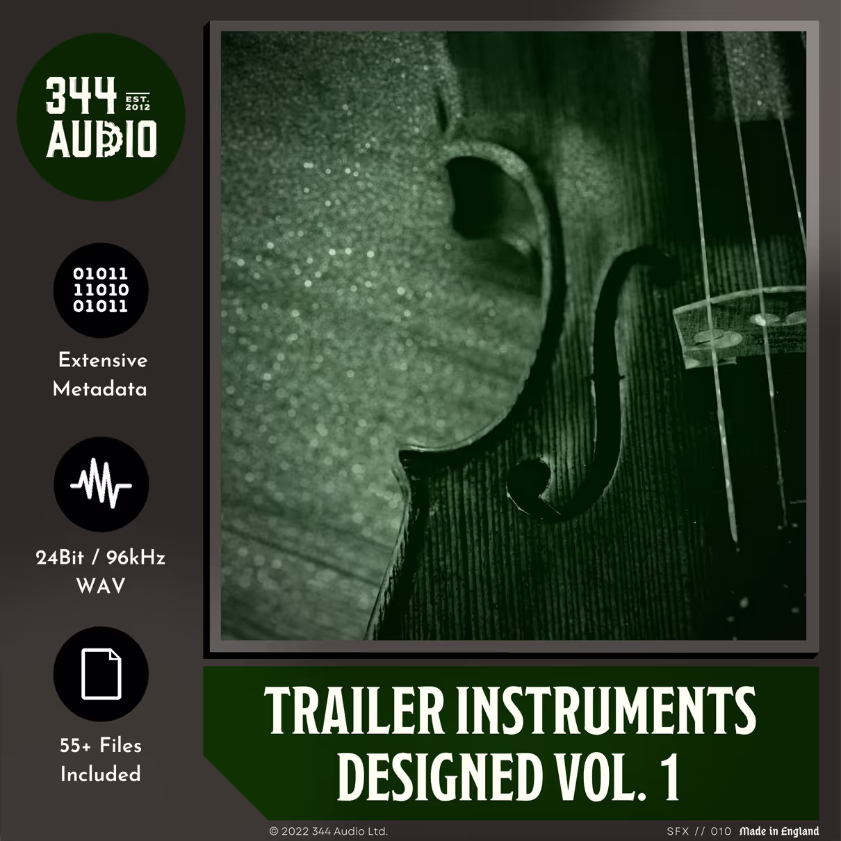 Trailer Instruments Designed sound effects library by 344 SFX