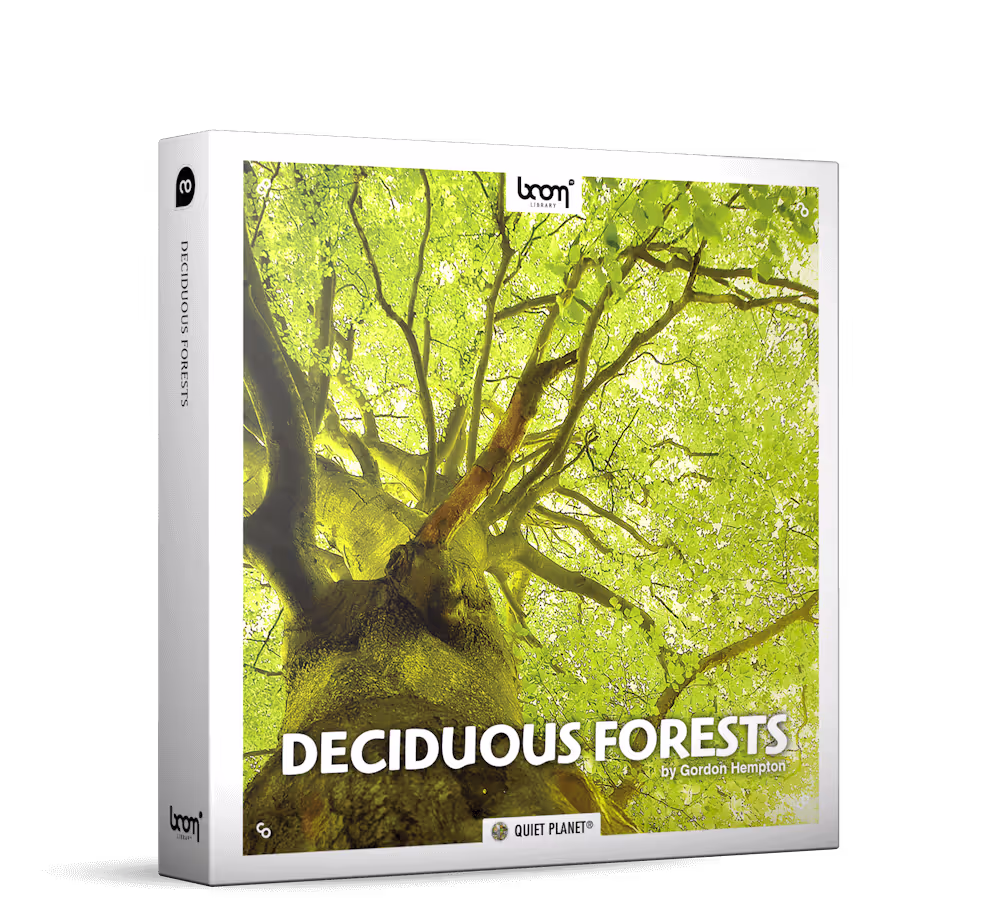 Deciduous Forests sound effects library by BOOM Library
