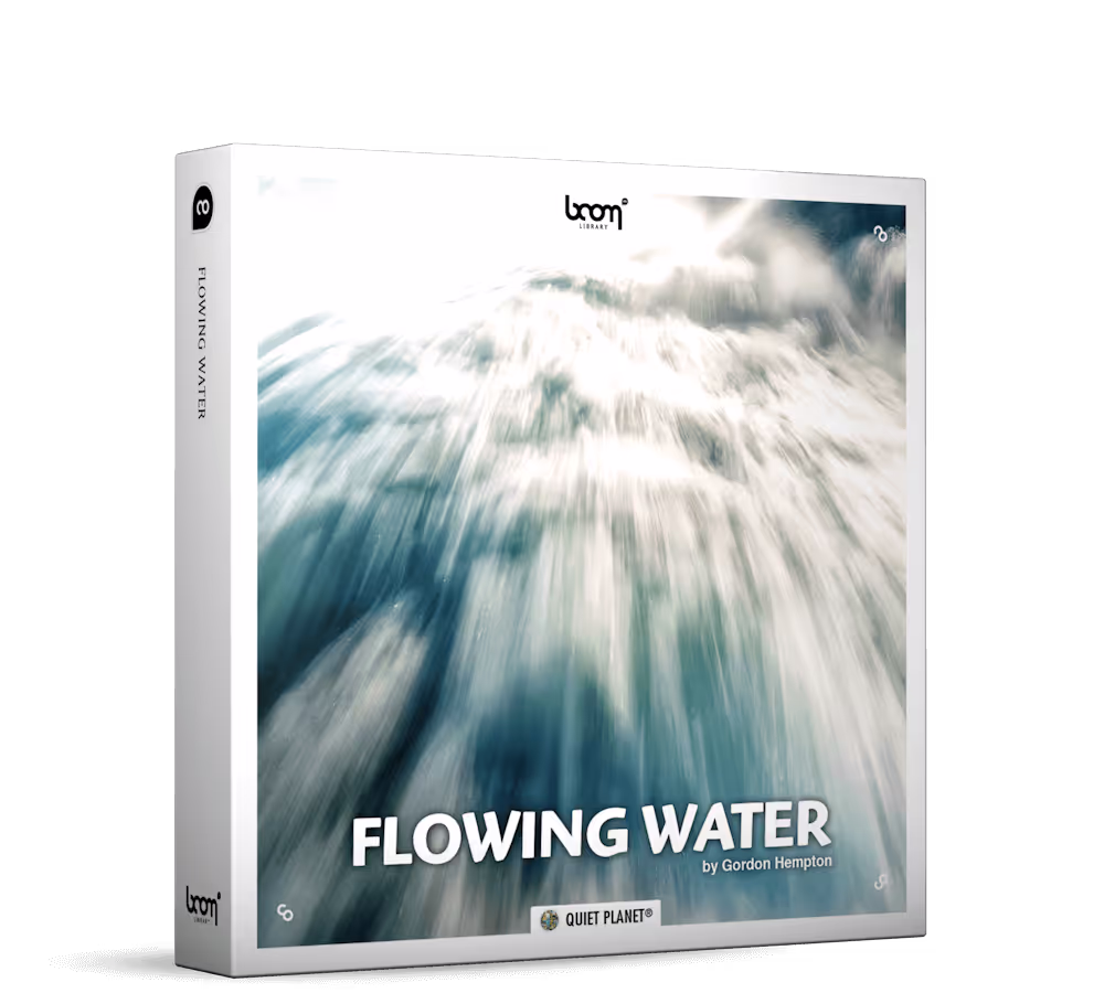 Flowing Water sound effects library by BOOM Library