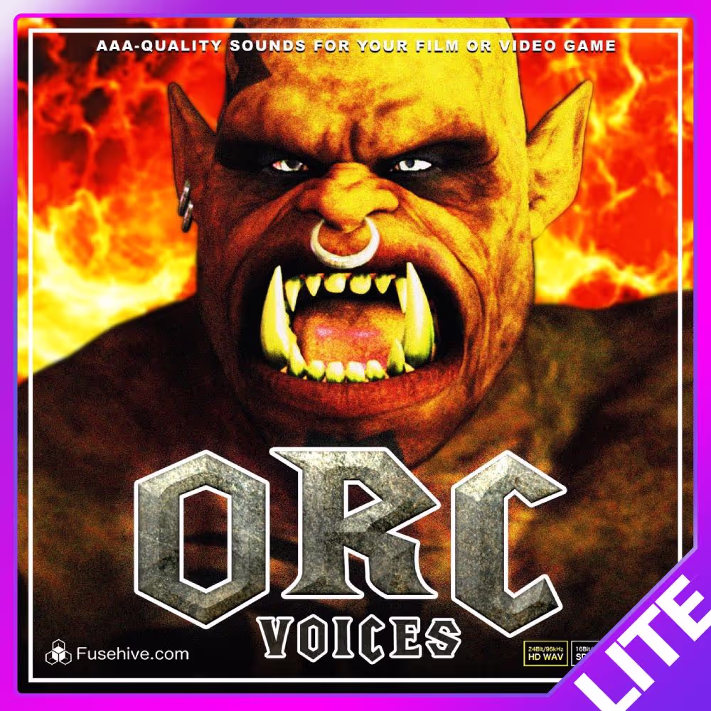 Medieval Fantasy Orc Voices sound effects library by Fusehive