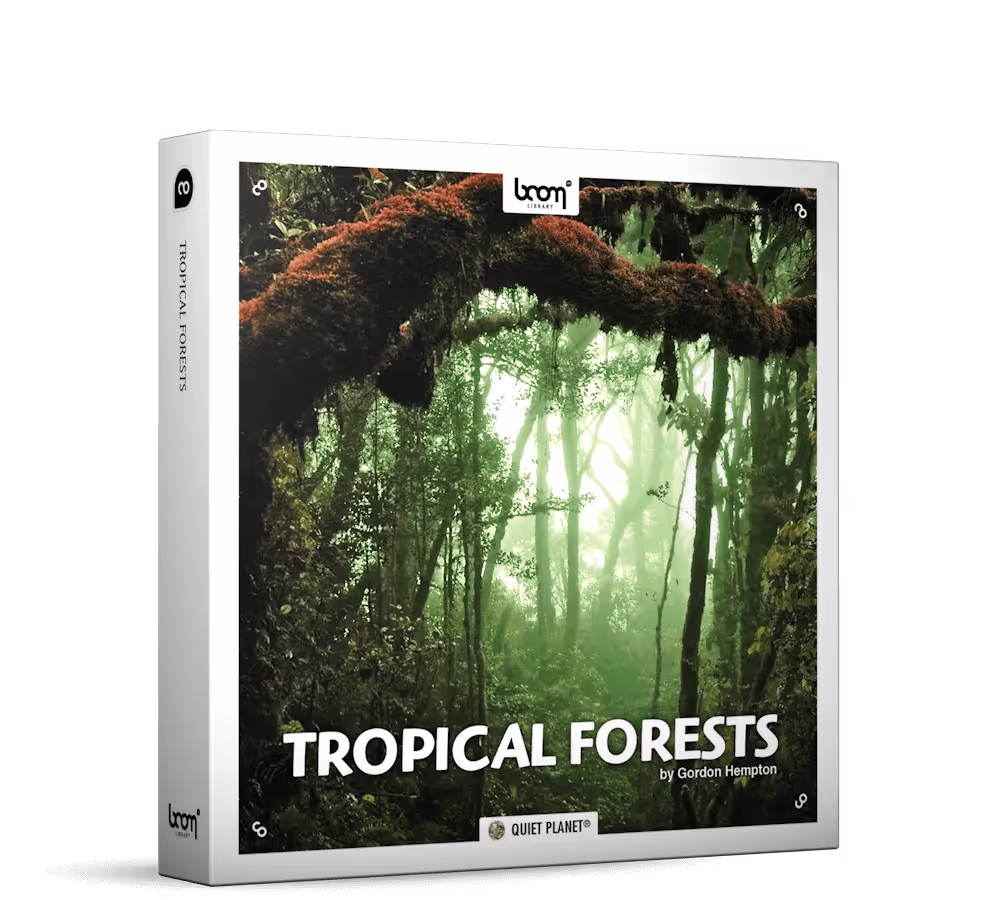Tropical Forests sound effects library by BOOM Library