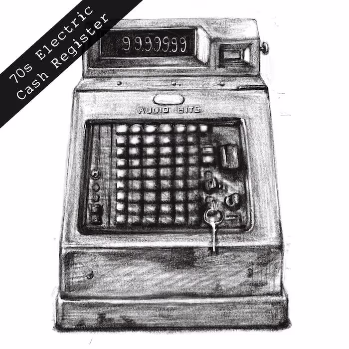 70s Electric Cash Register sound effects library by Audio Bits