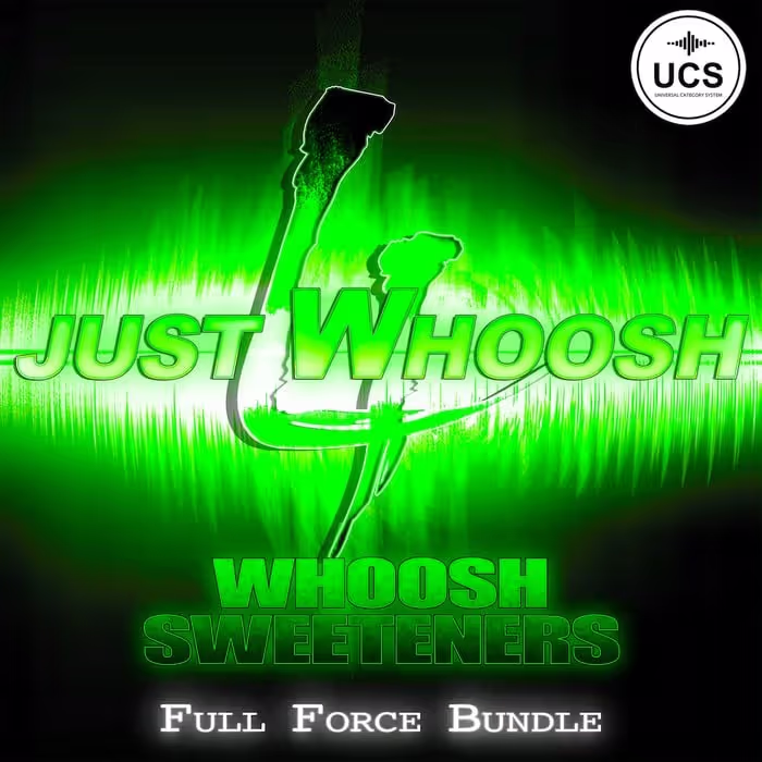 Just Whoosh 4 | Whoosh Sweeteners sound effects library by SoundBits