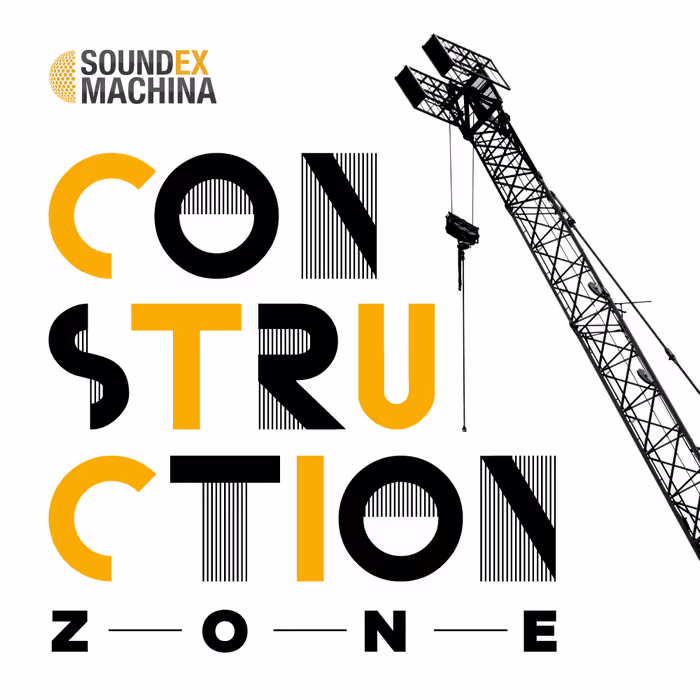 Construction Zone sound effects library by Sound Ex Machina